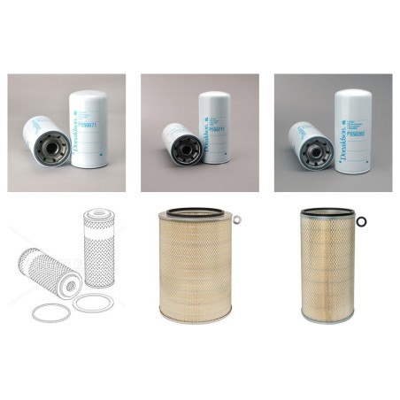 CLARK L 480 B Filter Service Kit w/Cummins VTA1710C Eng.