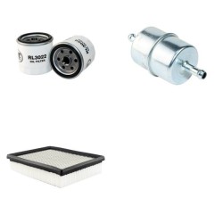 CLUB CAR CARRY ALL I Filter Service Kit w/KAWASAKI FE209D Eng.