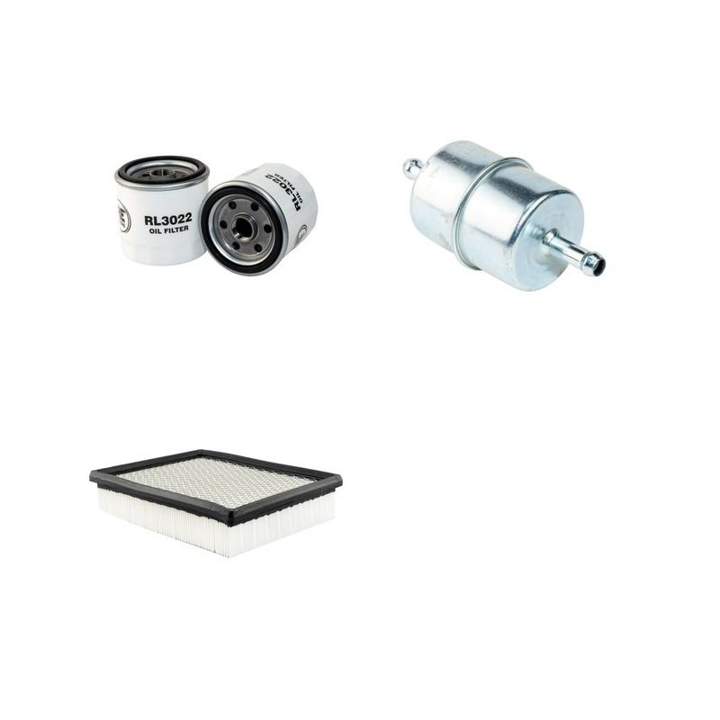 CLUB CAR CARRY ALL I Filter Service Kit w/KAWASAKI FE209D Eng.