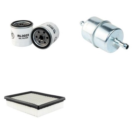 CLUB CAR CARRY ALL I Filter Service Kit w/KAWASAKI FE209D Eng.