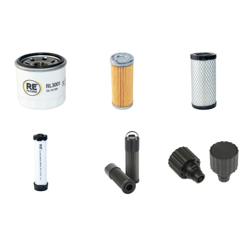 COLTRAX CX 25 Filter Service Kit w/Yanmar 3TNV76-SPR Eng.