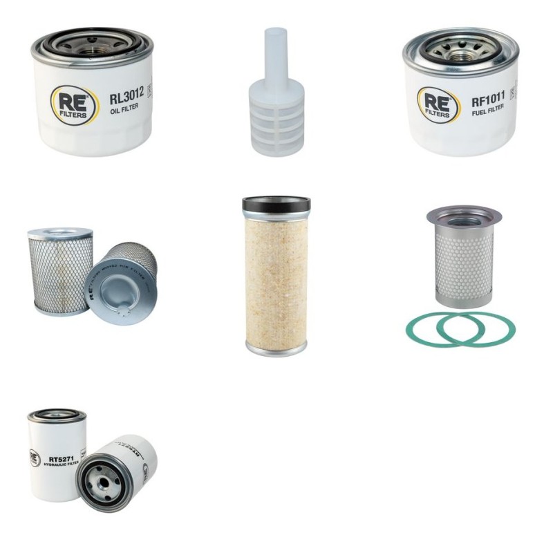 COMPAIR Holman C38G Compressor Filter Service Kit with Yanmar Engine