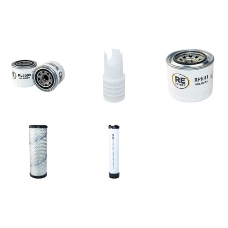 AMMANN ARX 26 (K) Filter Service Kit Air Oil Fuel Filters w/Yanmar 3TNV88-BPAMM Eng.   YR  2012-