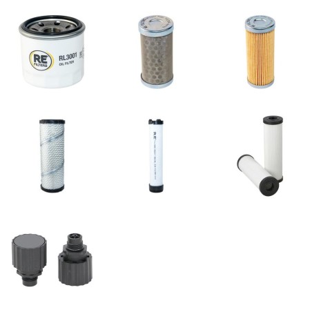 AMMANN AV 12-2 Filter Service Kit w/Yanmar 3TNV76 Eng.   YR  2010-