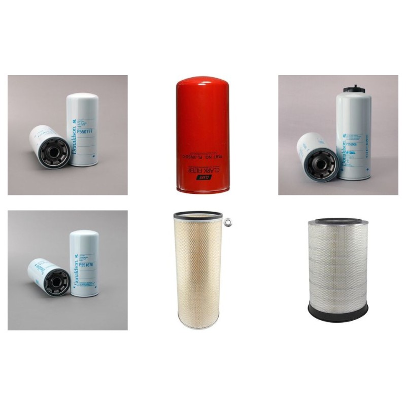 CUMMINS POWER GENERATION C 1250 D2R Filter Service Kit w/Cummins KTA50-G3 Eng.   YR  2011-