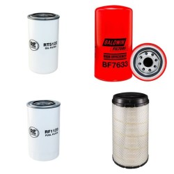 CUMMINS POWER GENERATION C 150 D2 RXG Filter Service Kit w/Cummins 7CEXL0409AAB Eng.