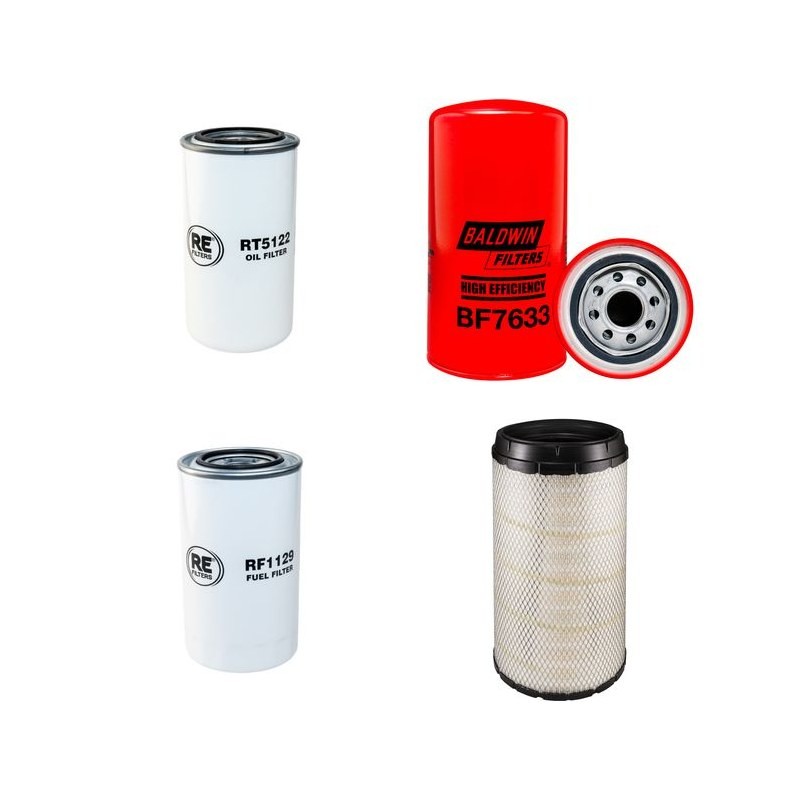 CUMMINS POWER GENERATION C 150 D2 RXG Filter Service Kit w/Cummins 7CEXL0409AAB Eng.
