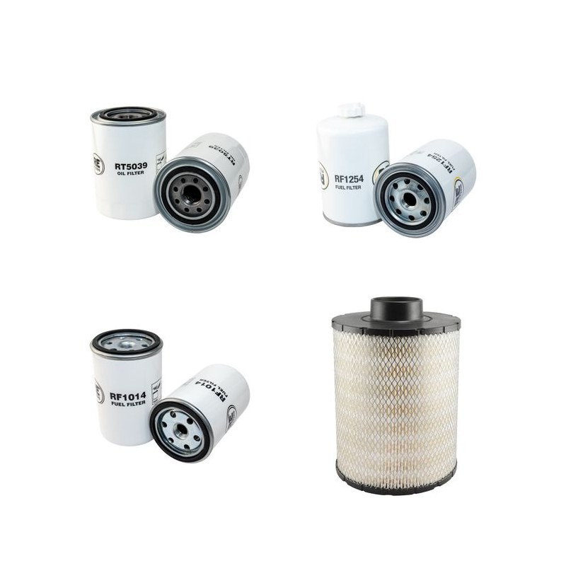 CUMMINS POWER GENERATION C 80 D 5 Filter Service Kit w/Cummins 4BTA3.9-G1 Eng.