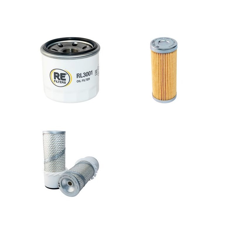 AMMANN AV 20 Filter Service Kit Air Oil Fuel Filters w/Yanmar 3TNE74 Eng.