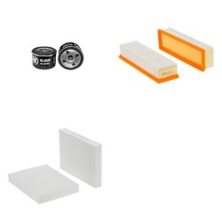 DACIA DOKKER 1.6 MPI Filter Service Kit w/ K7M Eng.   YR  07.12- 83 CH K67/F67