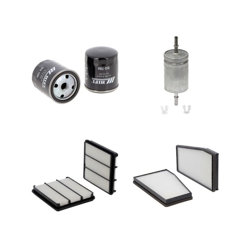 DAEWOO EVANDA 2.0I 16V Filter Service Kit w/ C20SED Eng.   YR  11.02- 131 CH LF69Z1
