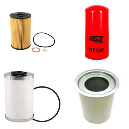 DEMAG DS 104 Compressor Filter Service Kit with  Mercedes OM364A Eng