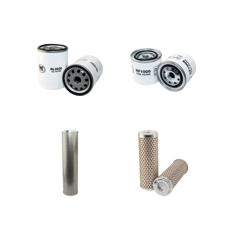 Filter Kit For Excavators EX 100-3 Filter Service Kit with Isuzu 4BD1 Engine