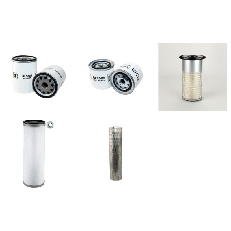 Filter Kit For Hitachi EX 110-5 Filter Service Kit with Isuzu 4BG1 Engine