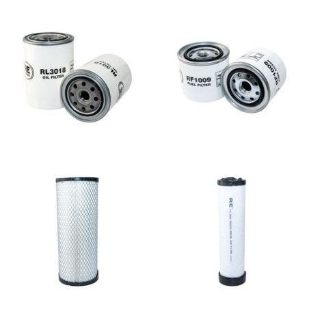 Filter Kit For Hitachi EX75UR-3 Service Kit Air, Oil, Fuel Filters