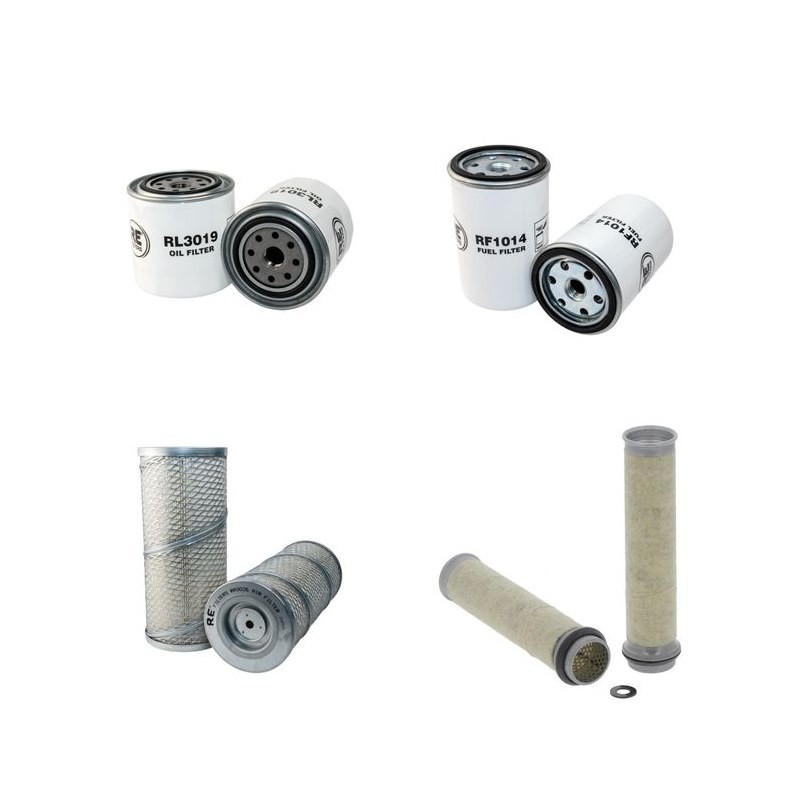 DEPOORTERE RETOURNEUSE Filter Service Kit Air Oil Fuel Filters w/MWM D327-2 Eng.