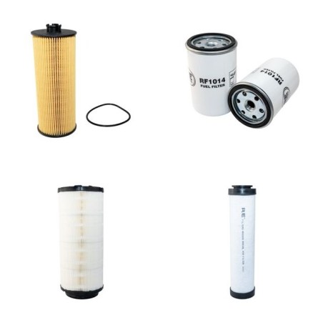 DEUTZ 128 AGROTRON EURO 2 Filter Service Kit Air Oil Fuel Filters w/Deutz BF6M2012C Eng.   YR  11.03- 126 CH