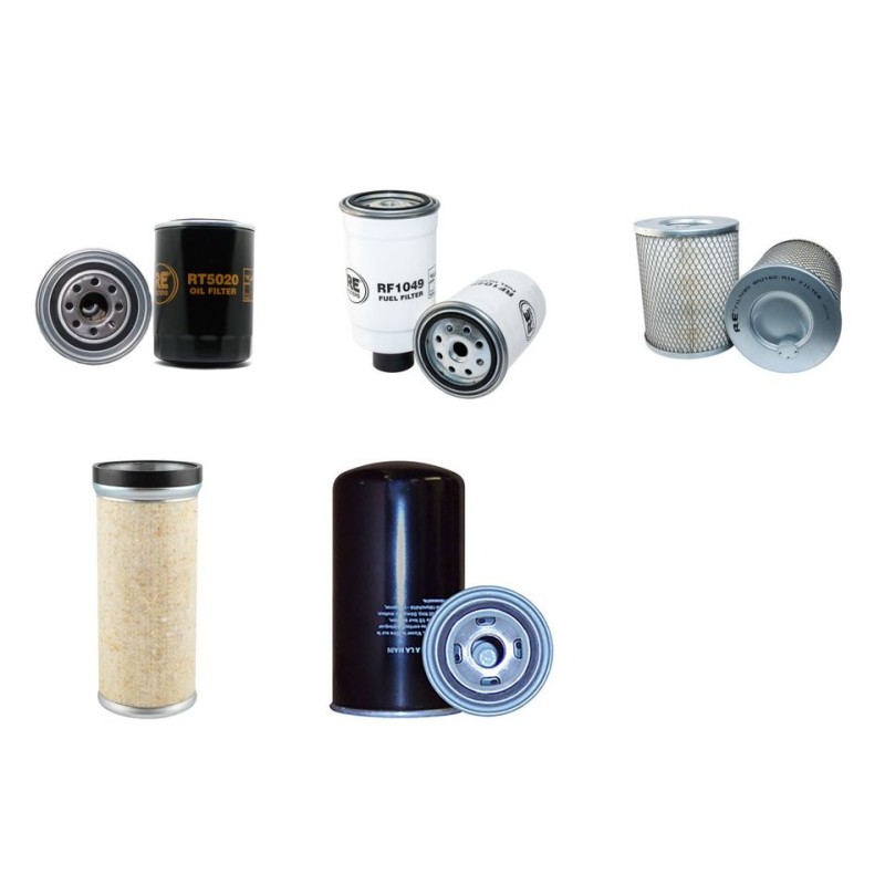 DEUTZ 390 FA AGROCOMPACT Filter Service Kit with Deutz F4L913 Eng 187- HP 78 CH