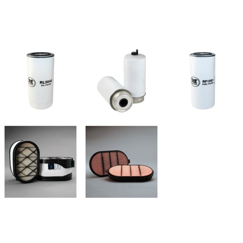 DEUTZ 6.10 TTV AGROTRON DCR Filter Service Kit Air Oil Fuel Filters w/Deutz  Eng.   YR  2009-