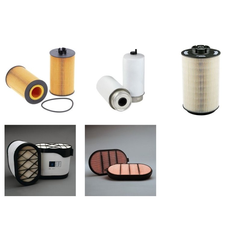 DEUTZ 7250 AGROTRON TTV Filter Service Kit Air Oil Fuel Filters w/Deutz TCD6.1 Eng.   YR  2014