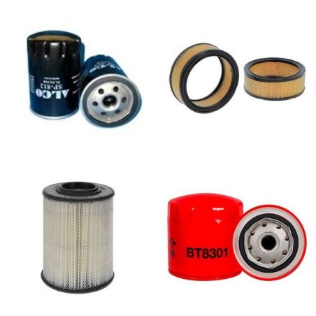John Deere 400 Garden Tractor Filter Service Kit, Air, Oil, Fuel, Spark Plugs