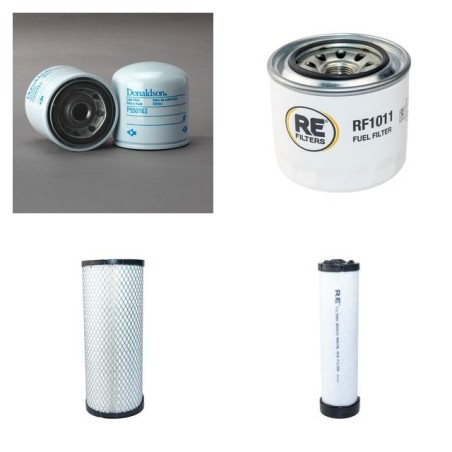 Filter Kit for John Deere 8000 Air Oil Fuel Filters with Yanmar 3TNV84T Engine Engine