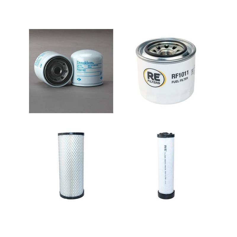 Filter Kit for John Deere 8500 Air Oil Fuel Filters with Yanmar 3TNV84HT - 3TNV84T Engine