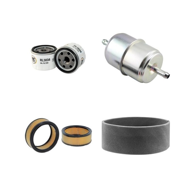 Filter Kit for John Deere F620 Air Oil Fuel Filters with Briggs & Stratton 20 HP Engine