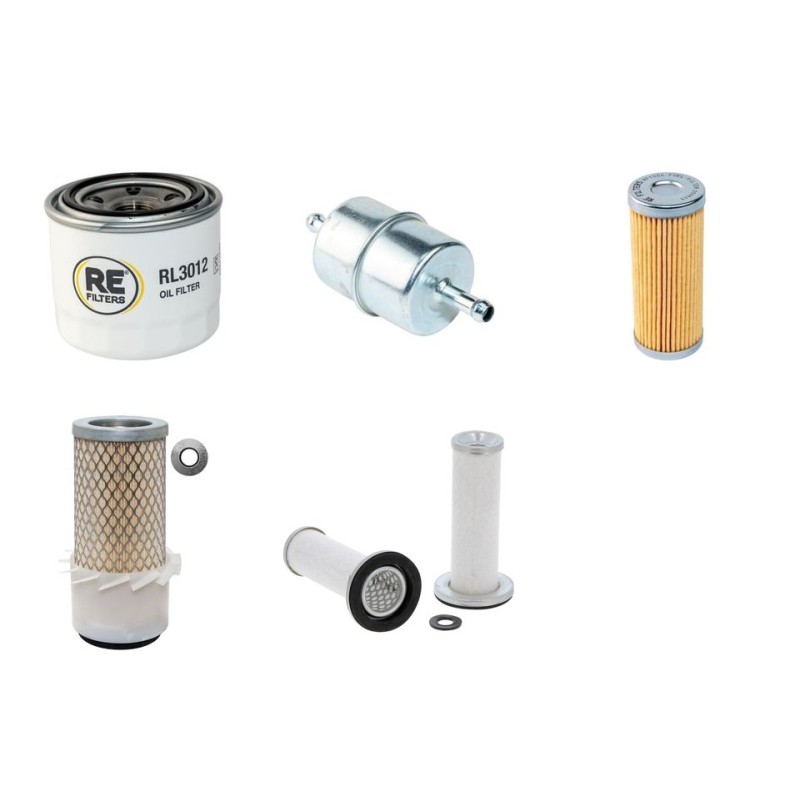 Filter Kit for John Deere F912 Air Oil Fuel Filters with Yanmar Engine Engine