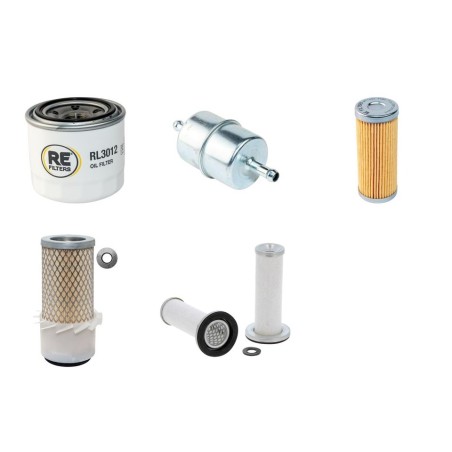 JOHN DEERE F912 Filter Service Kit Air Oil Fuel Filters w/Yanmar Eng Eng.