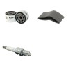 Filter Kit for John Deere L110 Air, Oil, Fuel Spark Plug Kohler 17.5 HP En
