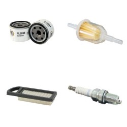 Filter Kit for John Deere LA110, LA115 Air, Oil, Fuel with Spark Plug