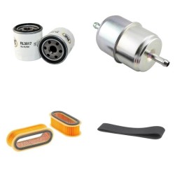 John Deere LX289 Filter Service Kit Air, Oil, Fuel Filters, Spark Plugs