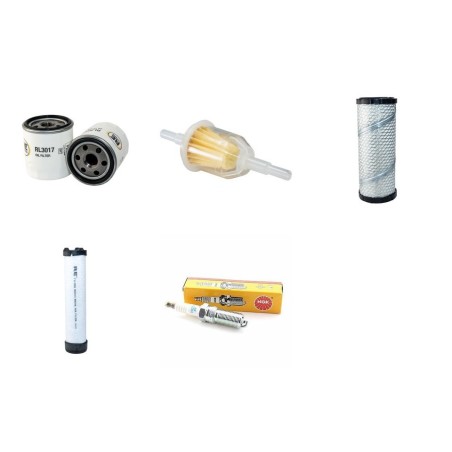 JOHN DEERE Z860A Z-Trak Service Kit Air, Oil, Fuel Filters Spark Plug