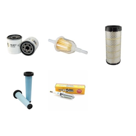 Filter Kit for John Deere Z960A Pro Service Kit Air, Oil, Fuel Filters, Spark ( Conical Air )