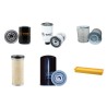 DEUTZ DX 3.70 F Filter Service Kit w/Deutz F4L912 Eng.   YR  05.86-