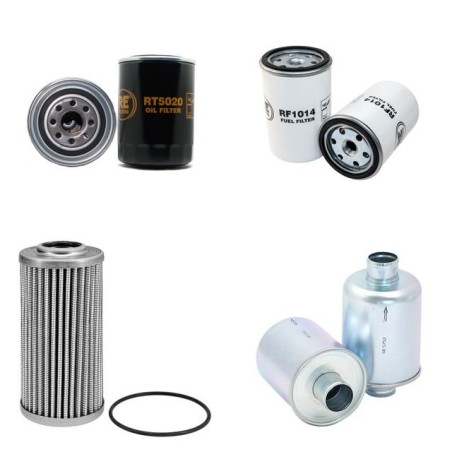 DEUTZ DX 3.900 F Filter Service Kit w/Deutz 4CYL Eng.     75 CH