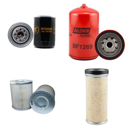 DEUTZ DX 4.17 A Filter Service Kit Air Oil Fuel Filters w/Deutz F4L912 Eng.