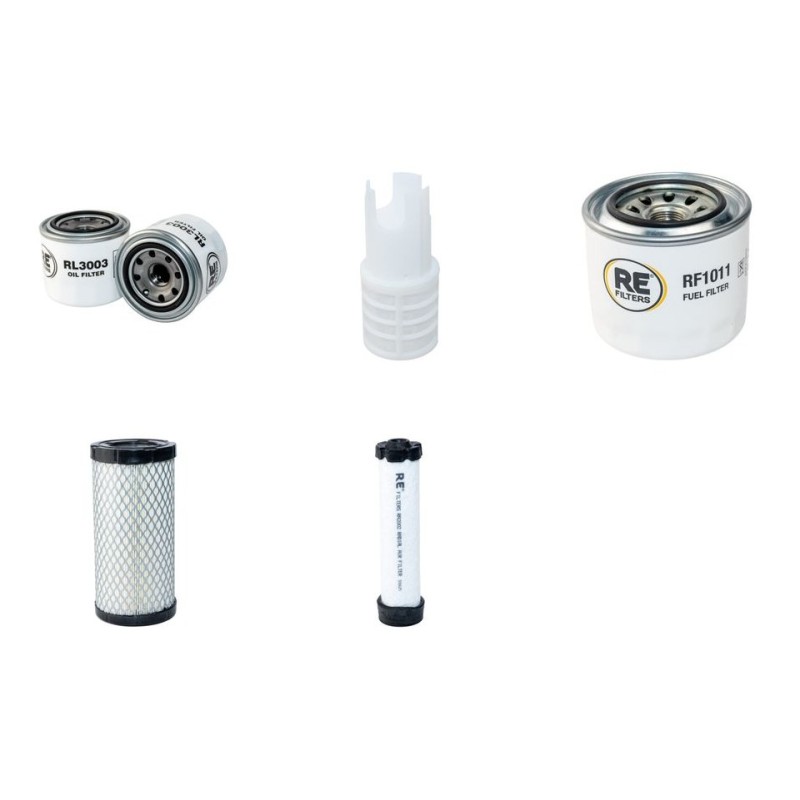 AMMANN RX 26 Filter Service Kit Air Oil Fuel Filters w/Yanmar 3TNT88 Eng.