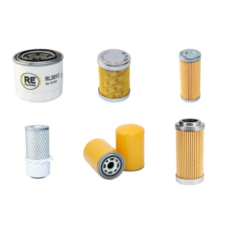 Komatsu PC05-7 Filter Service Kit - Air, Oil, Fuel Filters S/N 8001-10616