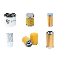 Komatsu PC05-7 Filter Service Kit - Air, Oil, Fuel Filters S/N 10617-