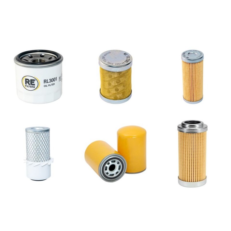 Komatsu PC05-7 Filter Service Kit - Air, Oil, Fuel Filters S/N 10617-