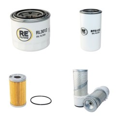 Filter Kit for Komatsu PC15-3 Serial No 5001-6221 - Air, Oil, Fuel Filters