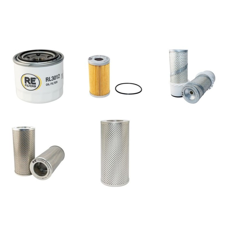Filter Kit for Komatsu PC40-7 with 4D84E Engine Serial No Single Air
