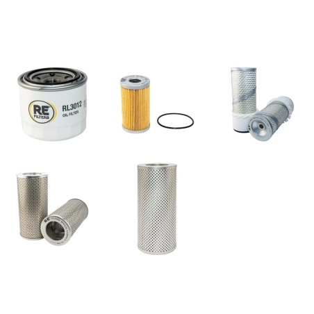 Filter Kit for Komatsu PC40-7 with 4D84E Engine Serial No Single Air