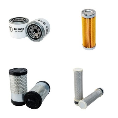 Kubota KH008 Filter Service Kit Air, Oil, Fuel Filters