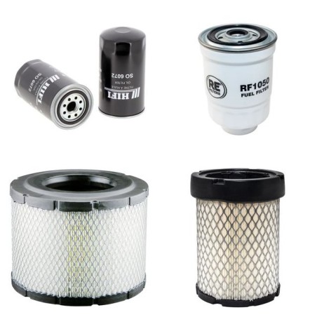 Filter Kit for Doosan D20S  Air Oil Fuel Filters