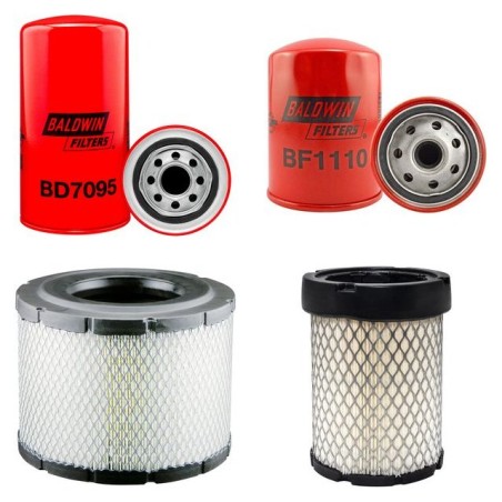 Filter Kit for Doosan D25S-3  Air Oil Fuel Filters with Daewoo Engine