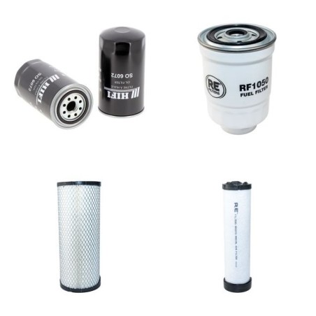 DOOSAN D 25 S-3 Filter Service Kit Air Oil Fuel Filters w/Daewoo 2-DDWXL03.3 Eng. SN  90-05759 YR  2001-