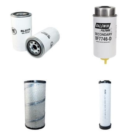 NEW HOLLAND L B90 Filter Service Kit Air Oil Fuel Filters w/4BT4.5 Turbo Eng.